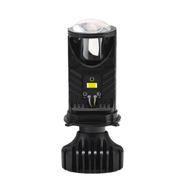 Infitary 12-36V Pair H4 LED Projector Headlight 6500K 55W Headlamp Universal for Cars and Motorcycles IP68 Waterproof