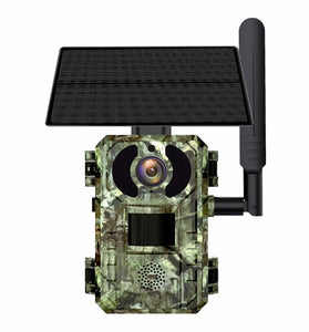 VESAFE H10 4MP 1440P 4G EU Outdoors Wildlife Camera 4W Solar Panel Charging PIR Sensing Motion Activated Trigger Waterproof Hunting Trail Camera 7800mAh Night Vision Cameras