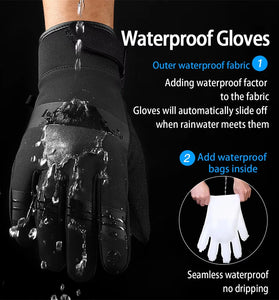 3M Waterproof Outdoor Warm Gloves for Outdoors Sports Ski Motorcycle Cycling