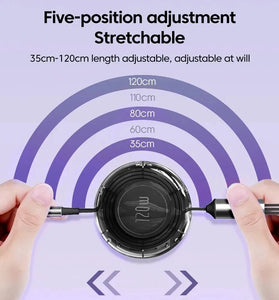 6A 120W USB-A to iP/Micro/Type-C Retractable Cable Fast Charging Data Transmission Copper Core Line 1.2M Long for iPhone 15 14 13 for Samsung Galaxy S24 for Huawei Pura 70 Ultra for Xiaomi Civi 4 Pro