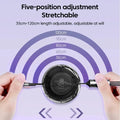 6A 120W USB-A to iP/Micro/Type-C Retractable Cable Fast Charging Data Transmission Copper Core Line 1.2M Long for iPhone 15 14 13 for Samsung Galaxy S24 for Huawei Pura 70 Ultra for Xiaomi Civi 4 Pro