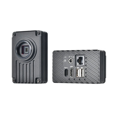 HAYEAR 2K Industrial Digital Microscope Camera High Definition Multimedia Interface LAN Measuring with IMX415 CMOS Sensor for Phone Repair Soldering Medical Research Ideal for PCB Examination Quality Control and Instruction