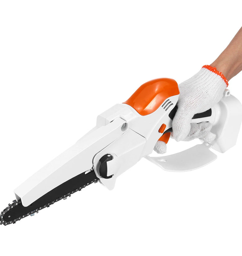6 Inch Portable Electric Chain Saw Mini Cordless Rechargeable Woodworking Wood Cutting Tool For Makita Battery