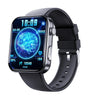 F300 2.1-inch HD Screen ECG Non-invasive Blood Glucose Testing Blood Component Analysis bluetooth Call Heart Rate Blood Pressure Blood Oxygen Monitor Sleep Monitoring SOS Function Multi-sport Modes IP67 Waterproof Smart Watch