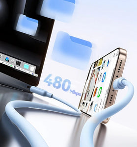 Baseus Foamed Silicone Series 6A 100W USB-A to Type-C Cable Fast Charging Data Transmission Thickened Copper Core Line 1M/2M Long for iPhone 16 16 Pro 15 14 13 Pro Max for Huawei Pura 80 Ultra for Xiaomi MIX Flip2