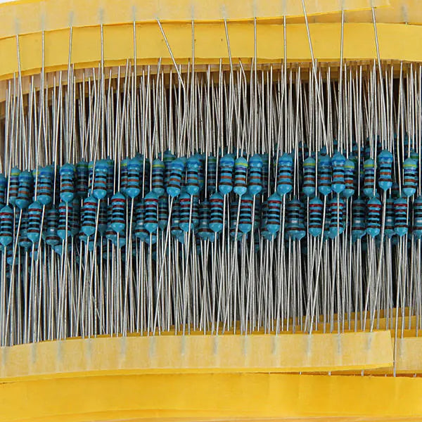 1800pcs 30 Kinds Value 1% 1/4W Metal Film Resistor Assorted Kit 60pcs Each Value