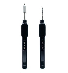 Mini Soldering Iron 100W High Power L210C/L245C 0.99-Inch TFT Color Screen Adjustable Temperature 50-500C Aluminum Alloy Body Fast Heating Compatible with USB Chargers and Power Banks