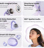 HAYLOU Airfree TWS Earclips Earbuds bluetooth 5.4 Earphone 360 Spatial Audio Directional AI Call Noise Reduction 28H Playback LED Digital Display Sports Headphones