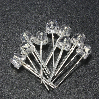 120pcs 5mm White Red Blue Green Yellow Purple LED Light Bulb Emitting Diode Lamp