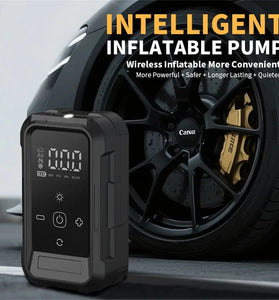 Wireless Car Air Compressor Electric Tire Inflator Pump Digital Display for Motorcycle Bicycle AUTO Tyre with Lighting