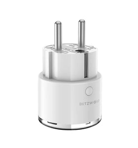 BlitzWolf BW-SHP6 Pro 15A 3450W WiFi Smart Plug Wireless Power Socket Outlet Energy Monitoring No Hub Required App Remote Control Voice Control Works With Amazon Alexa and Google Assistant