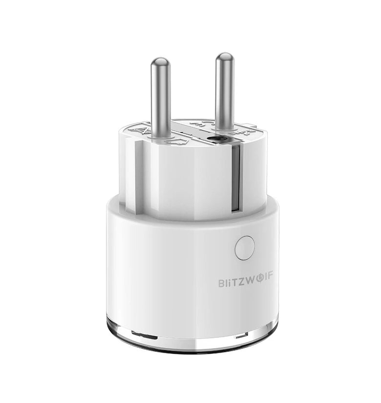 BlitzWolf BW-SHP6 Pro 15A 3450W WiFi Smart Plug Wireless Power Socket Outlet Energy Monitoring No Hub Required App Remote Control Voice Control Works With Amazon Alexa and Google Assistant