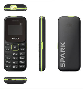 X-GO M310 GSM 1.44inch Dual SIM Card Dual Standby 600mAh FM Big Buttons Quick Torch 2030 Speaker Support MP3/MP4/bluetooth/GPRS Mobile Phone