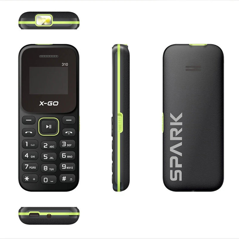 X-GO M310 GSM 1.44inch Dual SIM Card Dual Standby 600mAh FM Big Buttons Quick Torch 2030 Speaker Support MP3/MP4/bluetooth/GPRS Mobile Phone