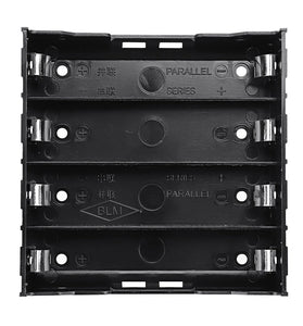 4 Slots 18650 Battery Holder Plastic Case Storage Box for 4*3.7V 18650 Lithium Battery with 8Pin