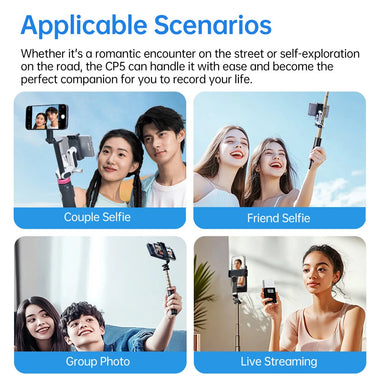 SHIMBOL CP5 1080p Full HD 5'' Touch Screens Rear Camera Selfie Monitor for Vlog Live Streaming Compatible for iPhone Android