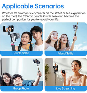 SHIMBOL CP5 1080p Full HD 5'' Touch Screens Rear Camera Selfie Monitor for Vlog Live Streaming Compatible for iPhone Android