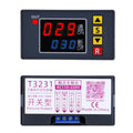 T3231 110V-220V 12V/24V Digital Time Delay Relay LED Cycle Timer Control Switch Adjustable Timing Relay Time Delay Switch