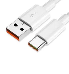 7A USB to Type-C Cable Support 6A/7A Fast Charging Data Transmission Protocol PVC Core Line 0.25M/1M/2M Long for Huawei Mate 40Pro for Xiaomi Mi12 for Samsung Galaxy Z Fold 2