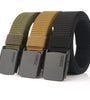 High-Quality Breathable Tactical Belt Military Nylon Waist Support Strap Sports Hunting Training Hiking Outdoor Army Gear Waistband Tactical Canvas Belt Woven Canvas Belt