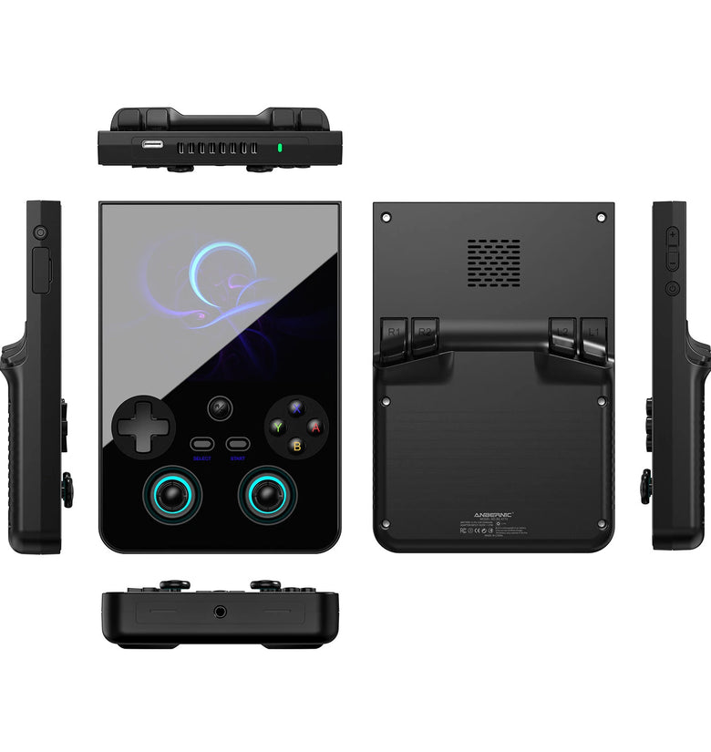 [No Card] Anbenic RG477V 12+256G 4.7-inch 120Hz Display Handheld Gaming Console Dimensity 8300 Android 14 3D Hall Joysticks RGB Lighting Game Player Console for PS2 NDS 3DS Emulation