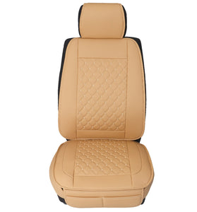 ELUTO Car Seats Cover Auto Front PU Leather Universal Cushions Deluxe Interior