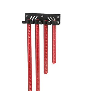 ENJOYWOOD 4PCS V Shape Ruler 7/9/12/22inch Portable Woodworking Tool with Double-Sided Imperial Scale and Storage Hook Ideal for Accurate Vertical Measurement