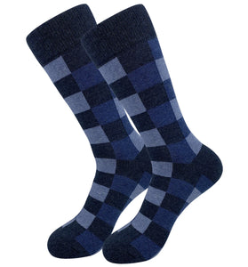 5 Pairs Mens Cotton Striped Socks Business Dress Long Socks Soft Breathable Elastic Colorful Sock For Men Weat-absorbing Anti-odor Socks Novelty Funny Men's Socks Set Plus Size