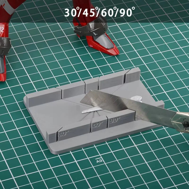 Model Multi-Angle Cutting Aid Precise Angle Cutter for DIY Projects 30 45 60 90 Plastic 3D Printing Tool Lightweight Portable Crafting Accessory