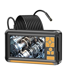 8mm Bendable Probe Industrial Endoscope Camera 1080P HD Borescope with 4.3 Inch Screen IP67 Waterproof Inspection Camera with 8 LED Lights