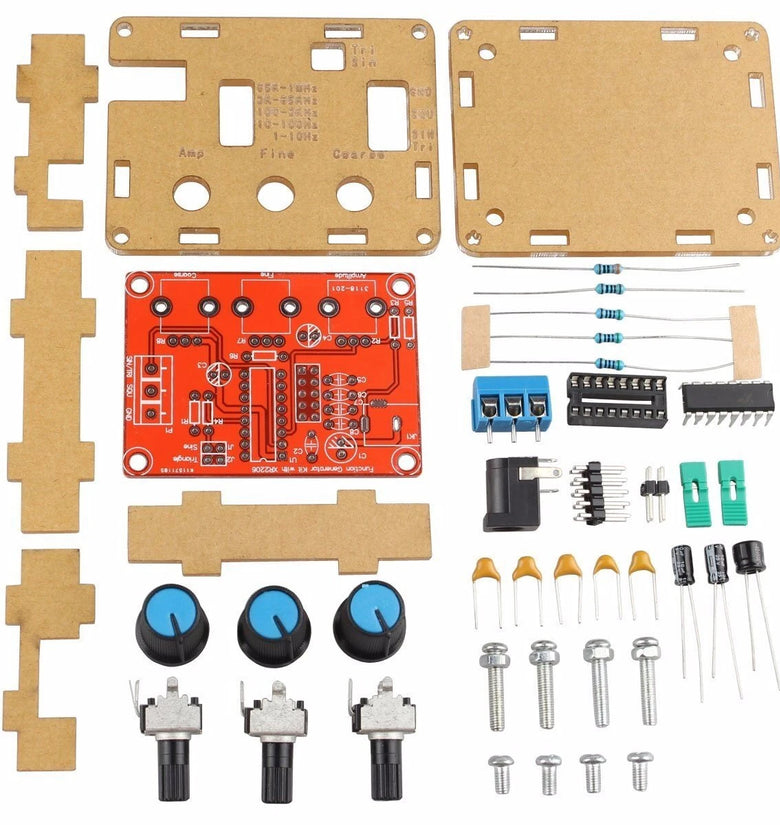 5Pcs Geekcreit XR2206 Function Signal Generator DIY Kit Sine Triangle Square Output 1HZ-1MHZ