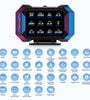 P25 Car HUD Head-up Display LCD OBD Multifunctional Incline Meter  Displaying Car Speed  Water Temperature  Fuel Consumption
