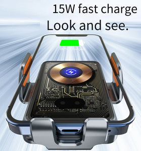 T11 15W 10W 7.5W 5W Wireless Charger Stand Fast Wireless Charging Mount Bracket for Qi-enabled Smart Phones for iPhone 12 13 14 14 Pro for Huawei Mate50 for Samsung Galaxy S23 for Xiaomi 13pro