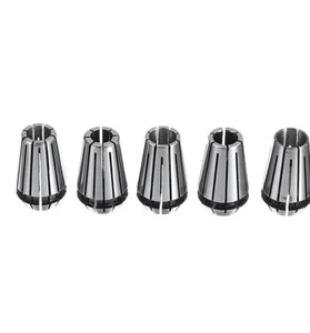 Machifit 5Pcs ER16 Collet Set 1/8-3/8 Inch Spring Chuck Collet for CNC Milling Lathe Tool