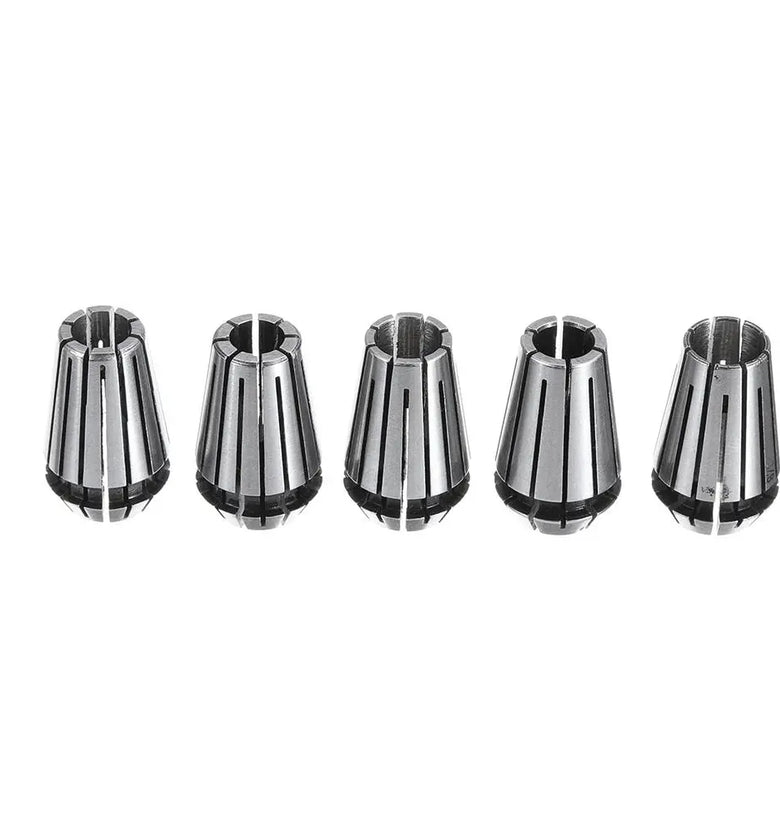 Machifit 5Pcs ER16 Collet Set 1/8-3/8 Inch Spring Chuck Collet for CNC Milling Lathe Tool