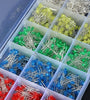 750 Pcs 3mm LED Diode Yellow Red Blue Green White Assortment Light DIY Kit