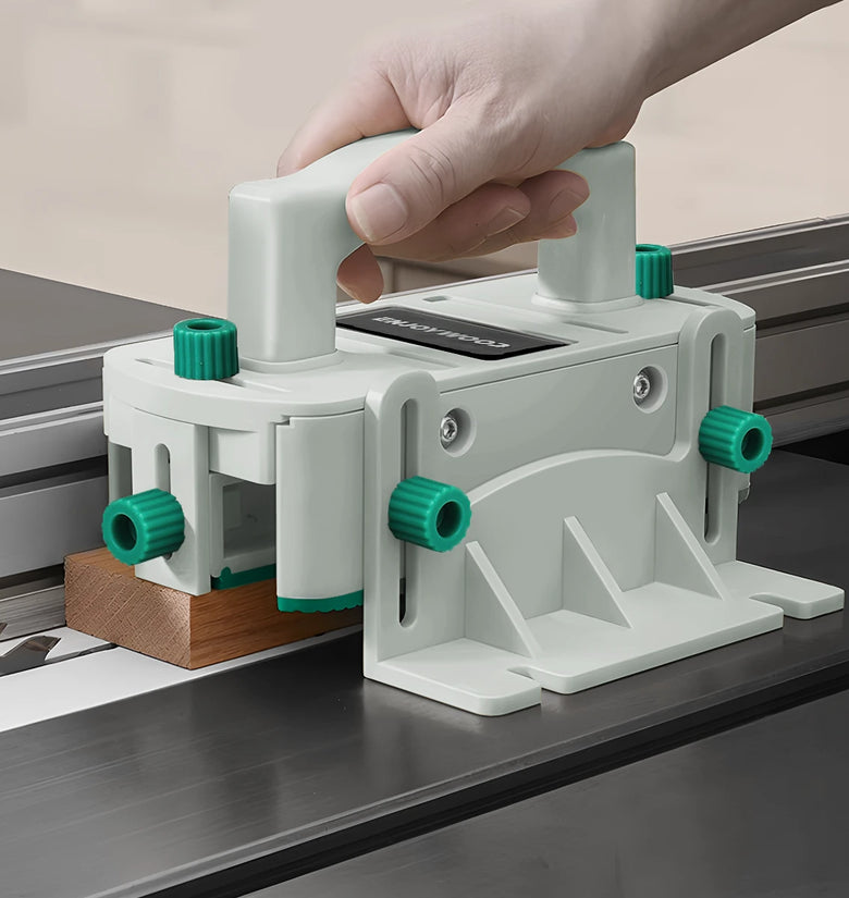 ENJOYWOOD Adjustable Table Saw Pushblock Preventing Kickback for Table Saws / Router Tables / Band Saws / Jointers
