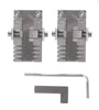 Universal Key Clamping Fixture Duplicating Cutting Machine Stainless Steel Precision Cutting for Car and Door Key Copy Tool