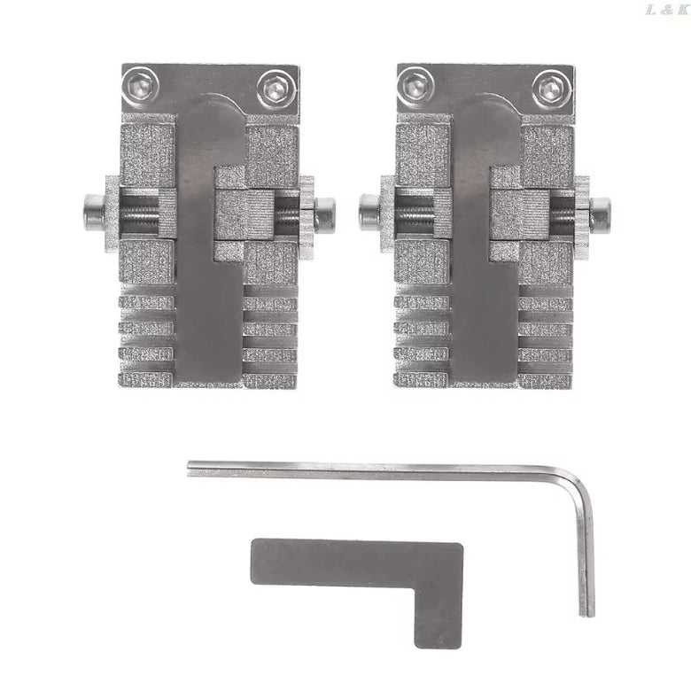Universal Key Clamping Fixture Duplicating Cutting Machine Stainless Steel Precision Cutting for Car and Door Key Copy Tool