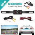 720 HD Backup Camera Rear View License Plate Reverse Camera Universal for Pickup Truck Car SUV 149 Angle Night Vision Waterproof
