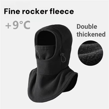 Unisex Winter Warm Mask Headgear and Scarf Integrated Breathable Fleece Material Windproof Cycling Outdoor Skiing Masks