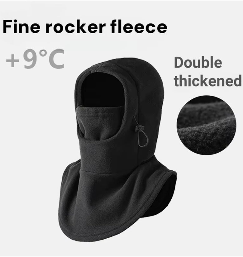 Unisex Winter Warm Mask Headgear and Scarf Integrated Breathable Fleece Material Windproof Cycling Outdoor Skiing Masks