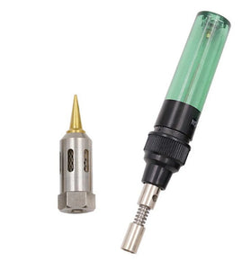 4 In 1 Portable Soldering Iron Set Welding Pen Burner Blow Torch Gas Soldering Iron Cordless Butane Tip Tool