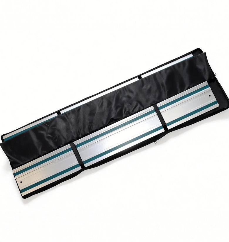 Premium Padded Protective Rail Bag Compatible with 55 Inch Guide Rails Tear Resistant Waterproof Adjustable Hook-and-loop StrapsEnhanced Storage