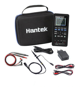 Hantek 3in1 Digital Oscilloscope+Waveform Generator+Multimeter Portable USB 2 Channels 40mhz 70mhz LCD Display Test Meter Tools Ultra-low Power Design With Large-capacity lithium Battery One-key AUTO