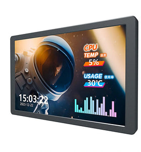 8inch USB Monitor IPS Display PC Case Secondary Screen Desktop RGB Ambient Light Type-C Interface Monitoring Screen