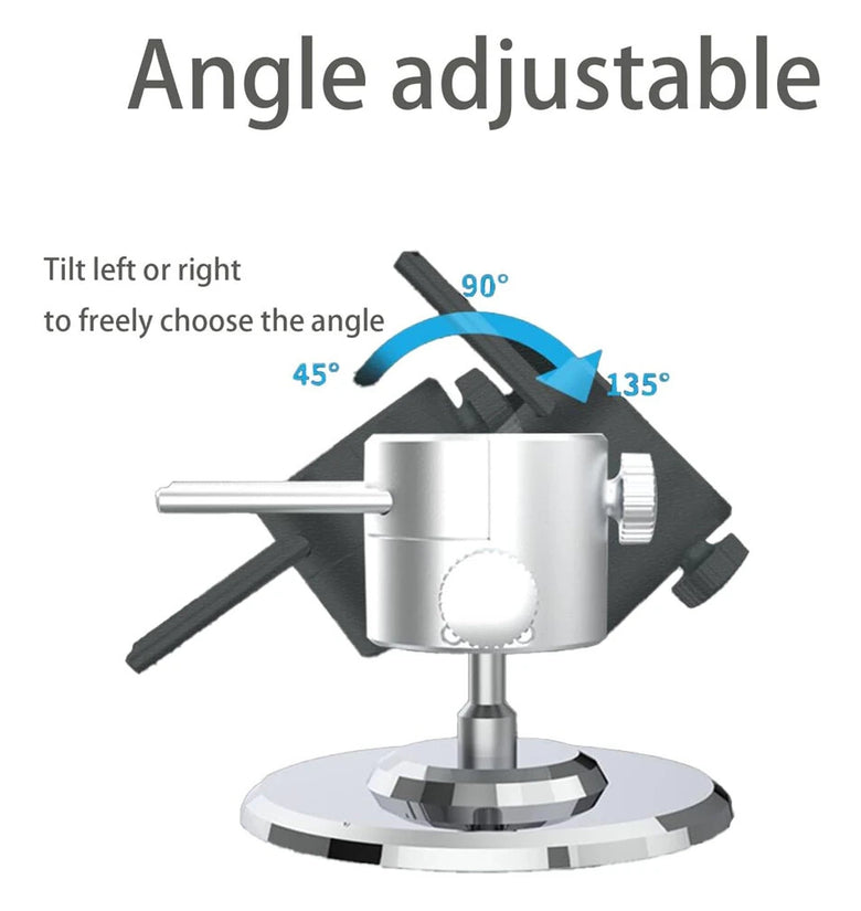 Mini Hobby Vise CNC Aluminum Alloy 360 Swivel Adjustable Pin Vise 8 Bench Pins 50mm Clamping Width Table Vice Clamp Action Figure DIY Jewelry Watch