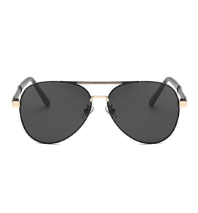 Men's Polarized Sunglasses Classic Fashion Metal Frame Pilot Sun Glasses for Traveling Surfing Driving Fishing UV400