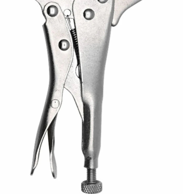 6.5 Inch Heavy Duty C Clamp Locking Pliers Carbon Steel with Swivel Pads for Woodworking Welding Adjustable Table Grip