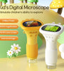 1000X Portable Kid's Microscope 2 MP Camera 2.0 Inch IPS Screen 8 LEDs Rechargeable Battery Manual Focus